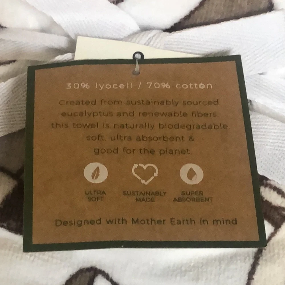 Mushroom Hand Towels Set of 2 🍄 Deborah Connolly Designs Mushroom 🍄 NWT